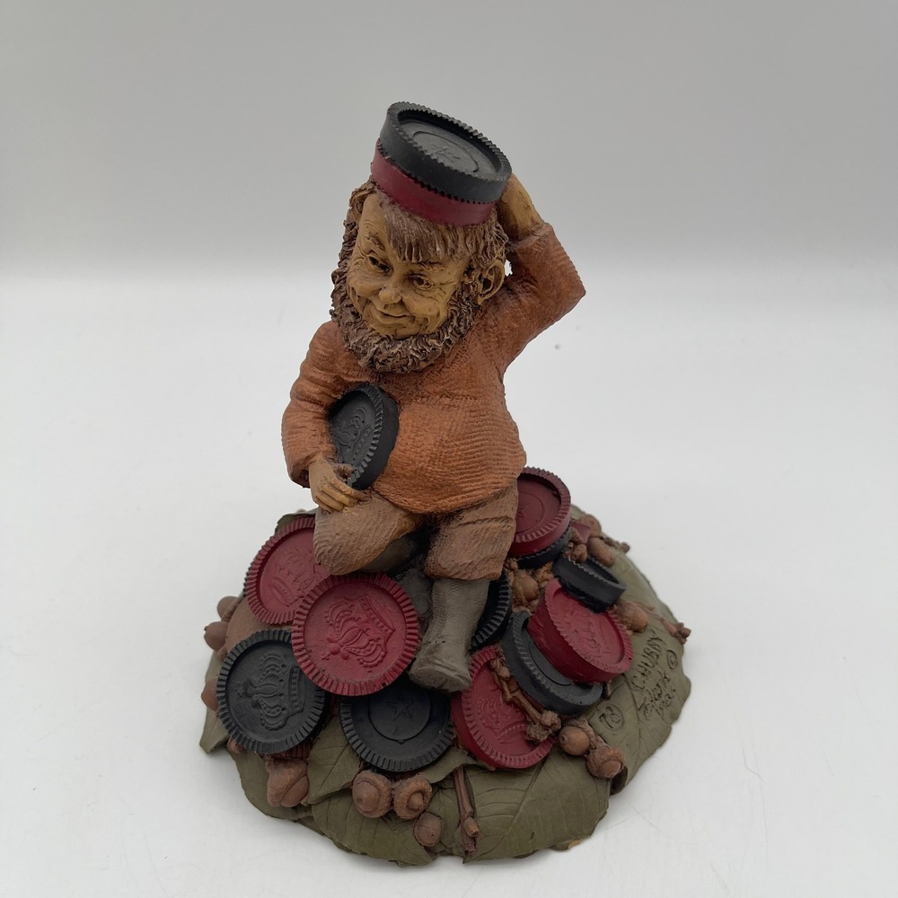 Tom Clark SIGNED Gnomes Chubby Cairn Studio 1986 COA ORIGINAL Box # 78